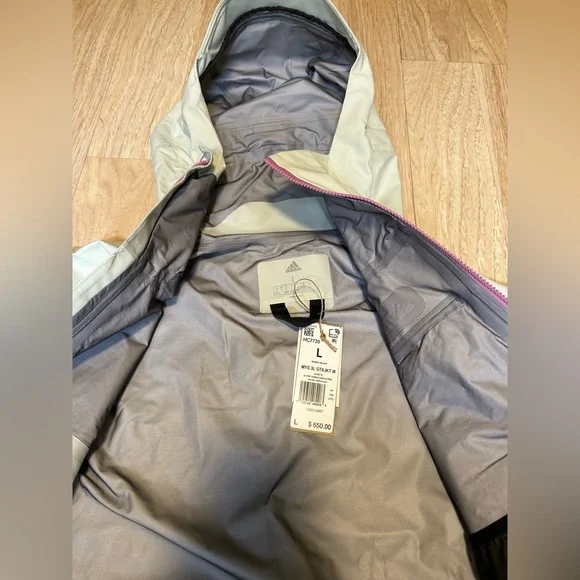 Adidas Terrex women’s Gore Tex ski and snowboard shell jacket size Large - Picture 5 of 11